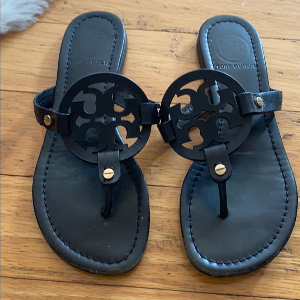 Tory Burch black sandals size 6.5